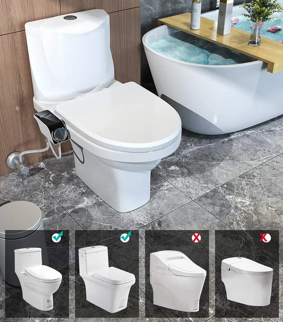 Le kit douchette wc japonais : votre toilette lavante !